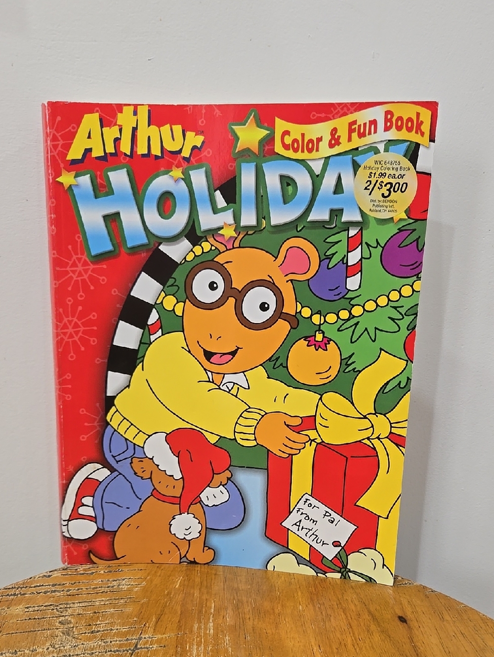 Vintage 2005 Arthur Holiday Color And Fun Book